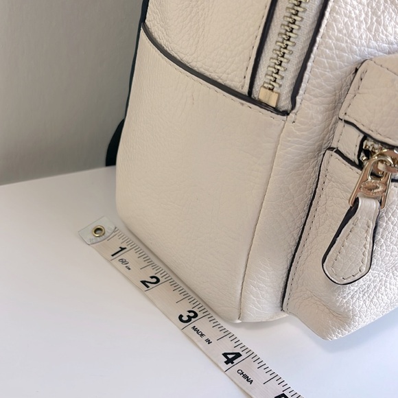 COACH Pebbled Leather Mini Charlie Backpack Color Chalk - Picture 17 of 17